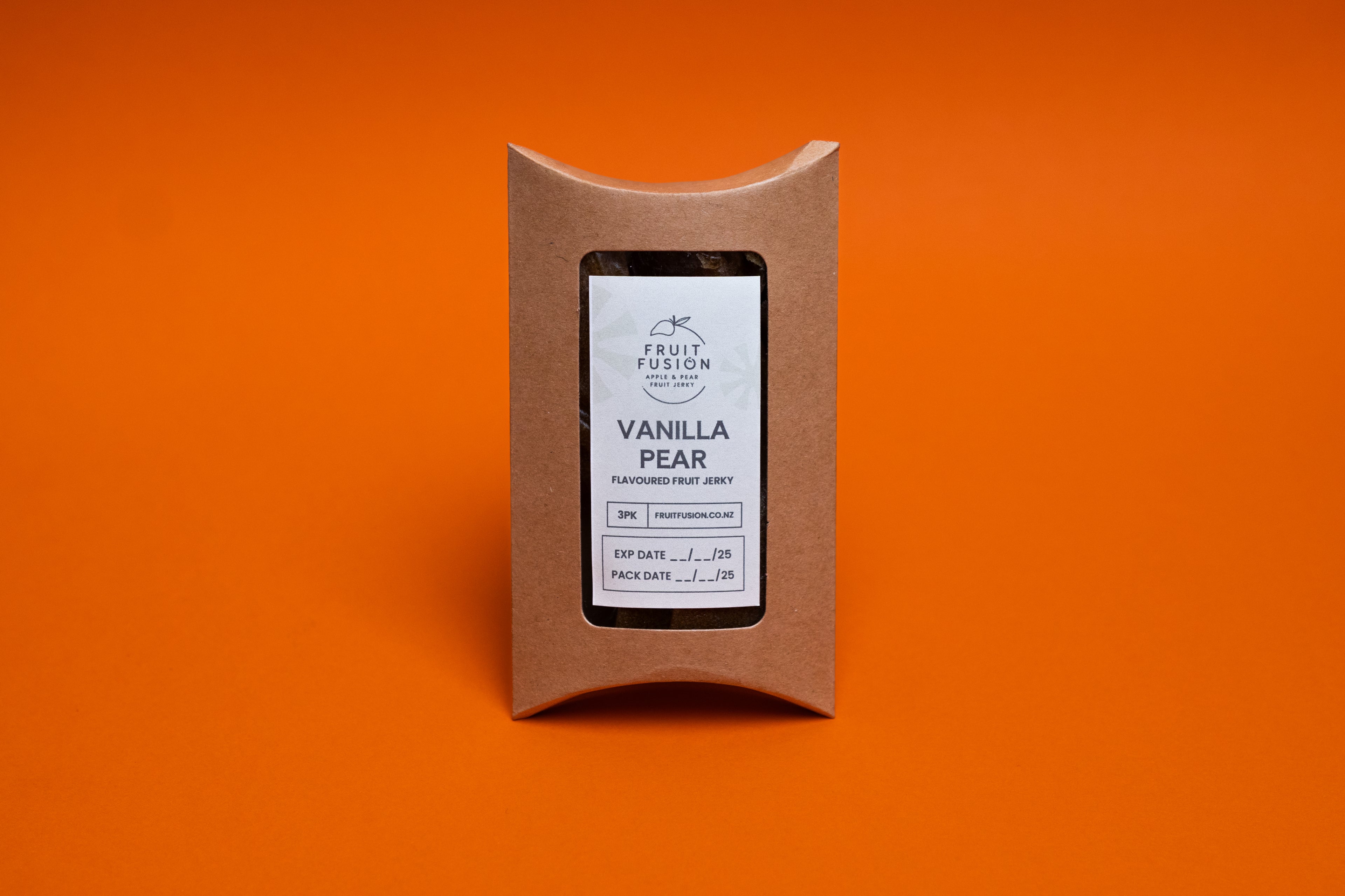 Vanilla Pear Fruit Jerky 3pk